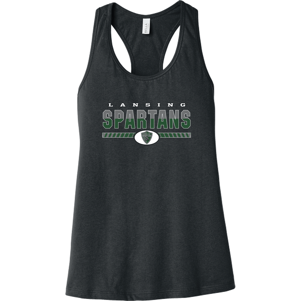 Lansing Spartans Womens Jersey Racerback Tank