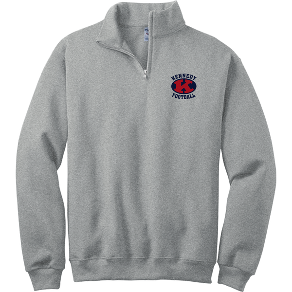 JFK Knights Football NuBlend 1/4-Zip Cadet Collar Sweatshirt