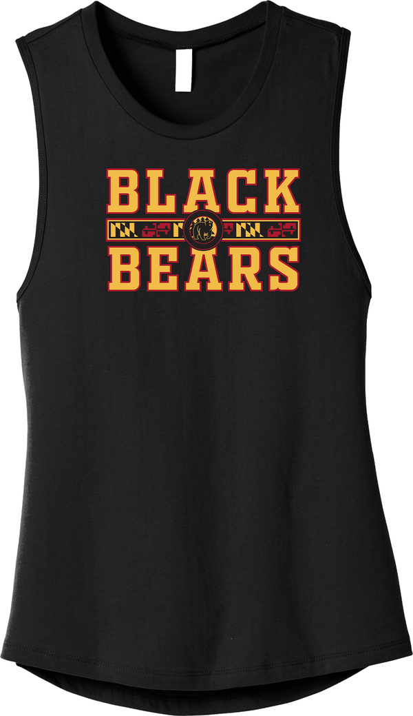 Maryland Black Bears Womens Jersey Muscle Tank