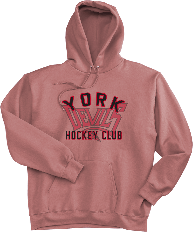 York Devils Ultimate Cotton - Pullover Hooded Sweatshirt