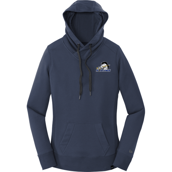 Mid-State Mustangs New Era Ladies French Terry Pullover Hoodie