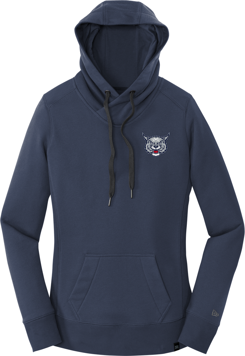 CT Bobcats New Era Ladies French Terry Pullover Hoodie