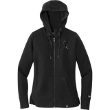 Wilmington Nighthawks New Era Ladies French Terry Full-Zip Hoodie