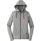 University of Tampa New Era Ladies Tri-Blend Fleece Full-Zip Hoodie