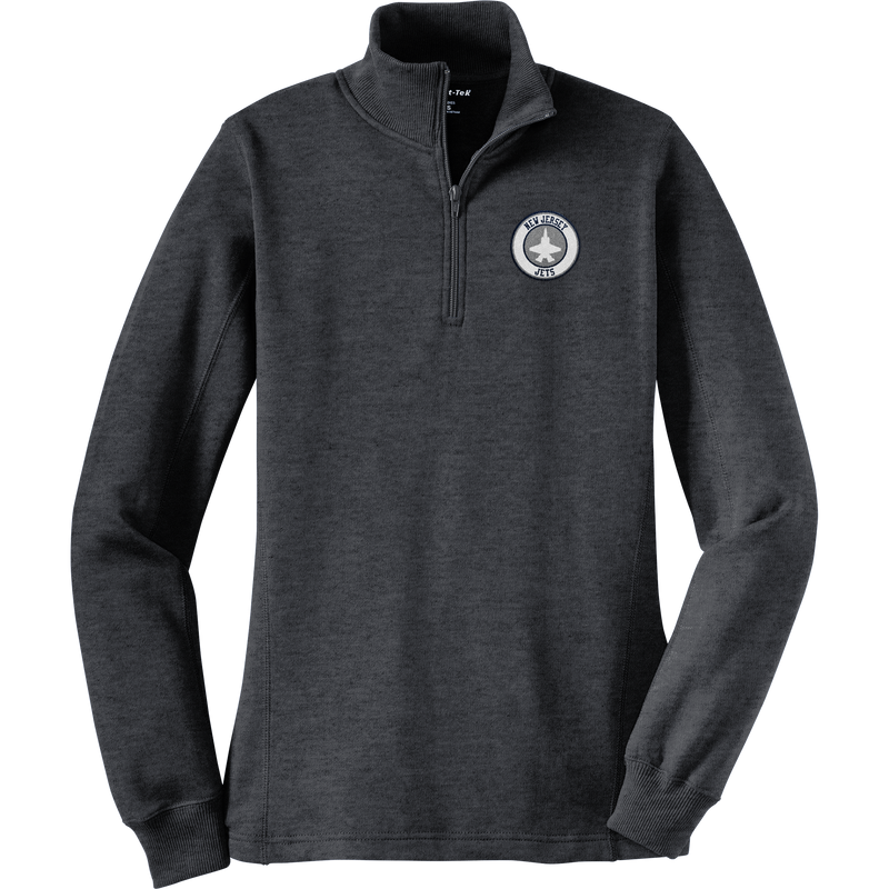 NJ Jets Ladies 1/4-Zip Sweatshirt