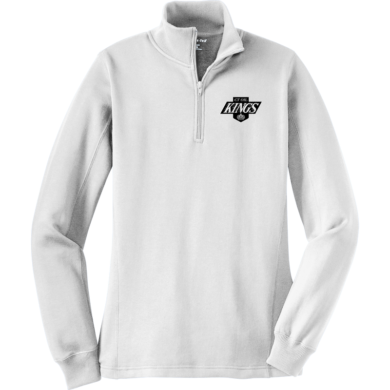 CT Oil Kings Ladies 1/4-Zip Sweatshirt