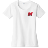 Team Maryland Ladies PosiCharge Tri-Blend Wicking Scoop Neck Raglan Tee