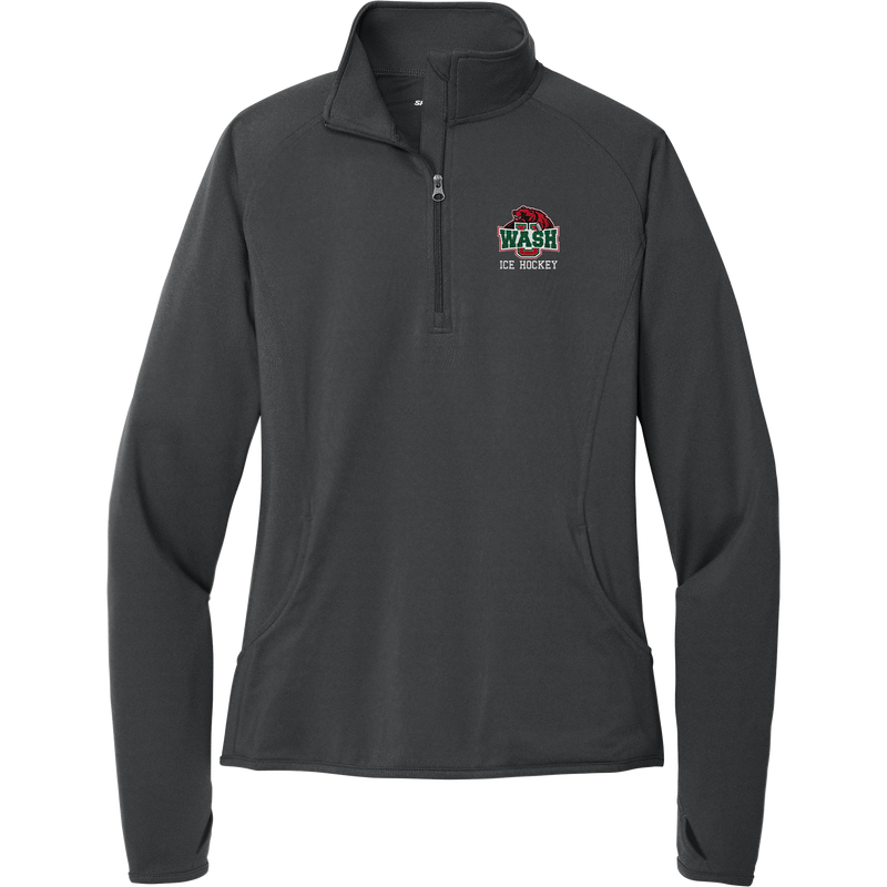 Wash U Ladies Sport-Wick Stretch 1/4-Zip Pullover