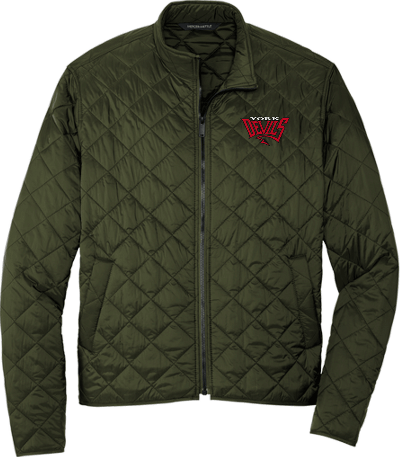 York Devils Mercer+Mettle Quilted Full-Zip Jacket