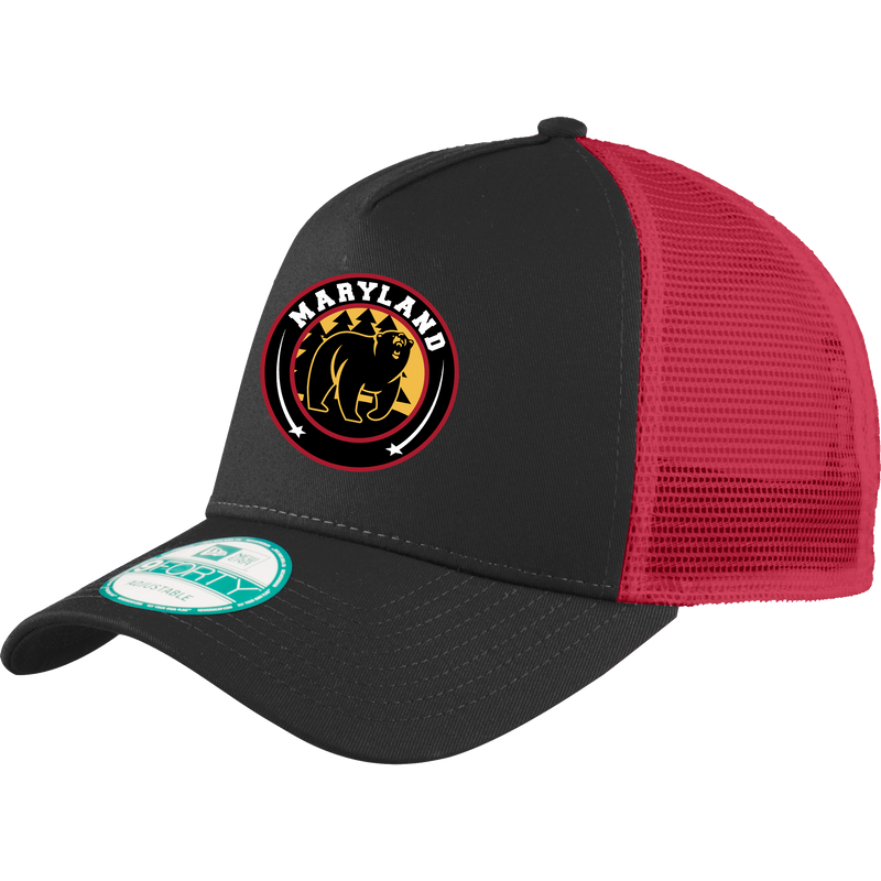 Maryland Black Bears New Era Snapback Trucker Cap