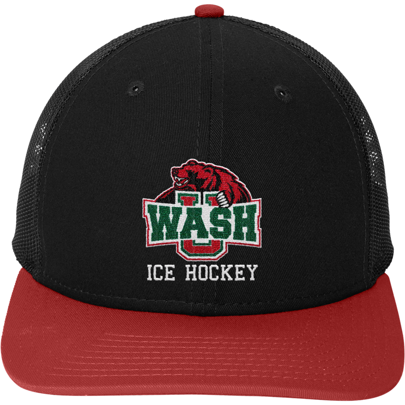 Wash U New Era Snapback Low Profile Trucker Cap