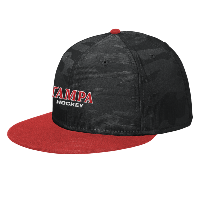 University of Tampa New Era Camo Flat Bill Snapback Cap