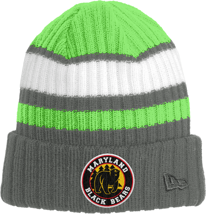 Maryland Black Bears New Era Ribbed Tailgate Beanie