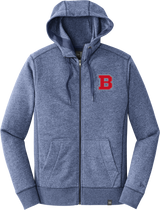 CT Bobcats New Era French Terry Full-Zip Hoodie