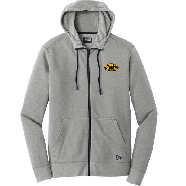 NJ Bears New Era Tri-Blend Fleece Full-Zip Hoodie