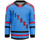 NJ Titans Tier 1 Bantam and Midgets Youth Player Sublimated Jersey