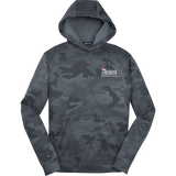 Secaucus Patriots Youth Sport-Wick CamoHex Fleece Hooded Pullover